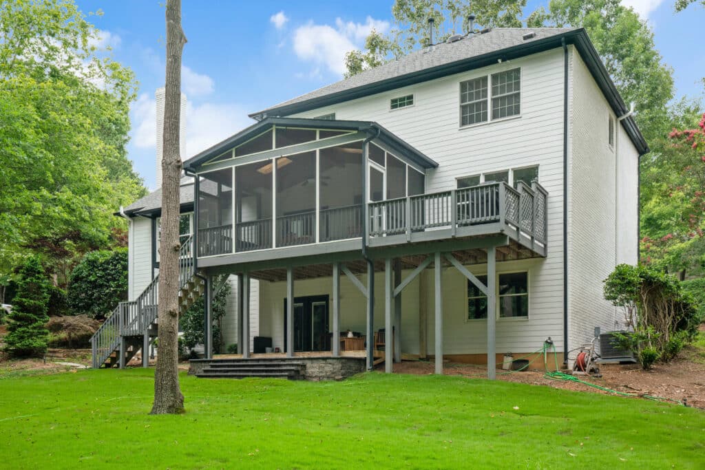 after exterior paint job in Cary, NC by Oak City Coatings