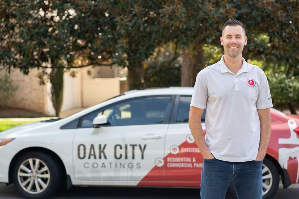 oak city coatings owner Nick O'Keefe, owner of a Raleigh Paint Company