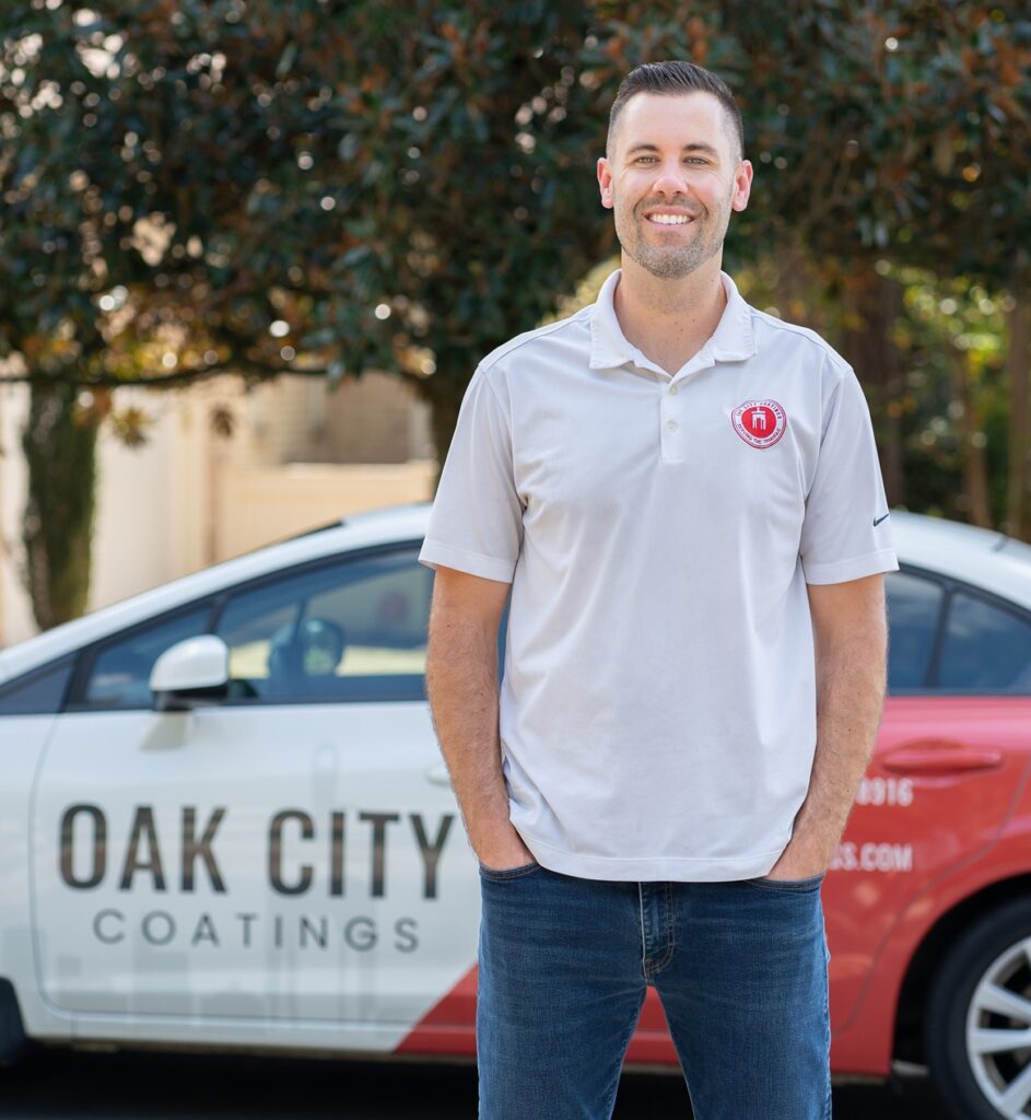 Oak City Coatings owner, Nick Okeefe
