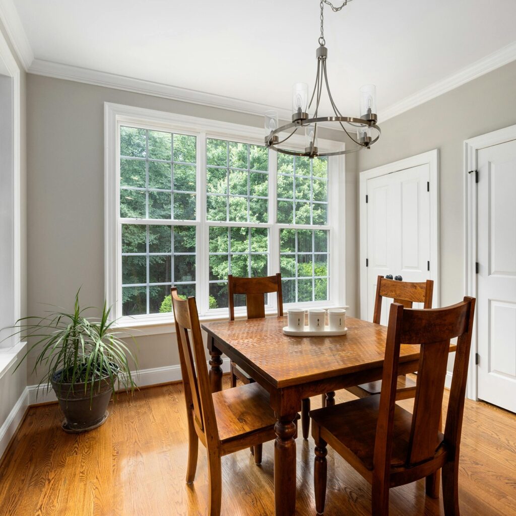 gray accent wall in cary, nc