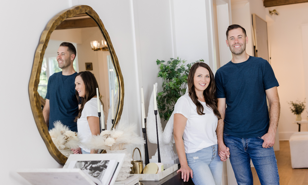 Founders, Nick and Stephanie O'Keefe of Oak City Coatings in Raleigh house