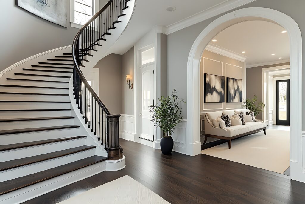 house with interior painting in raleigh nc