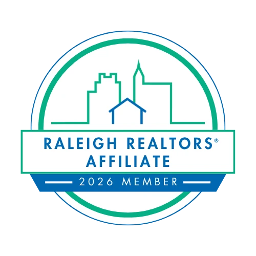 Raleigh Realtors Affiliate 2026 member badge for Oak City Coatings