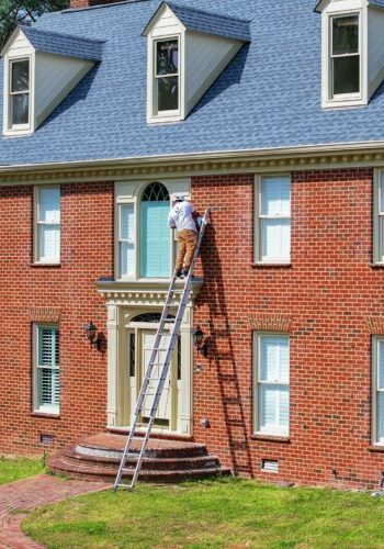 painting red brick in raleigh by Oak City Coatings