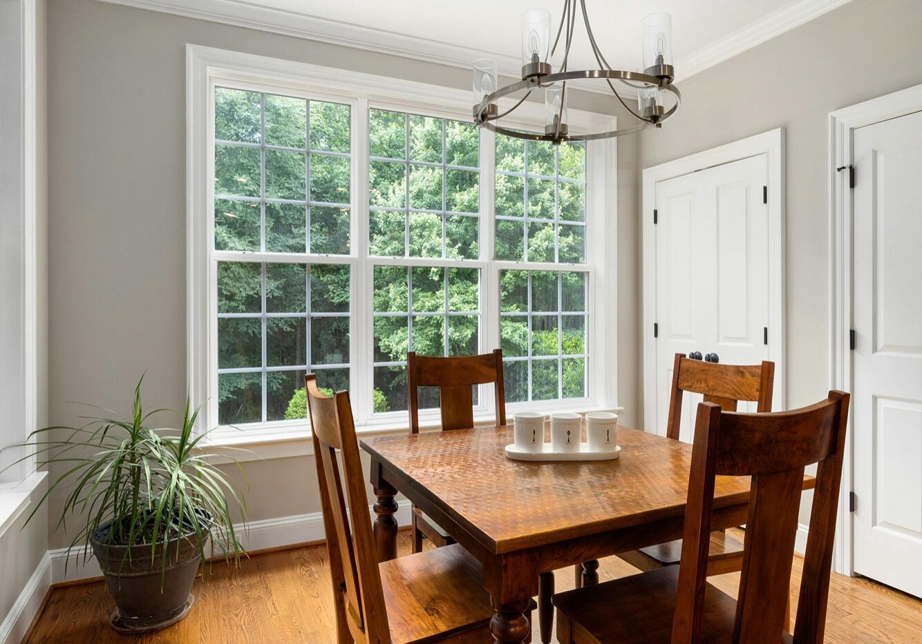 gray accent wall in cary, nc