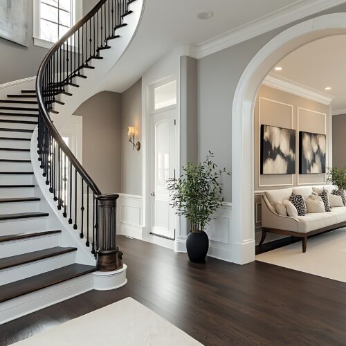 house with interior painting in raleigh nc