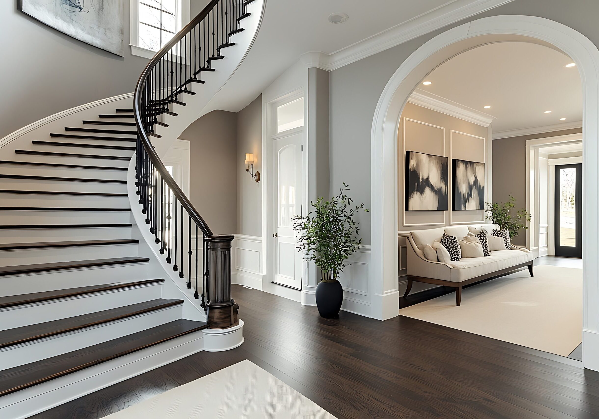 house with interior painting in raleigh nc