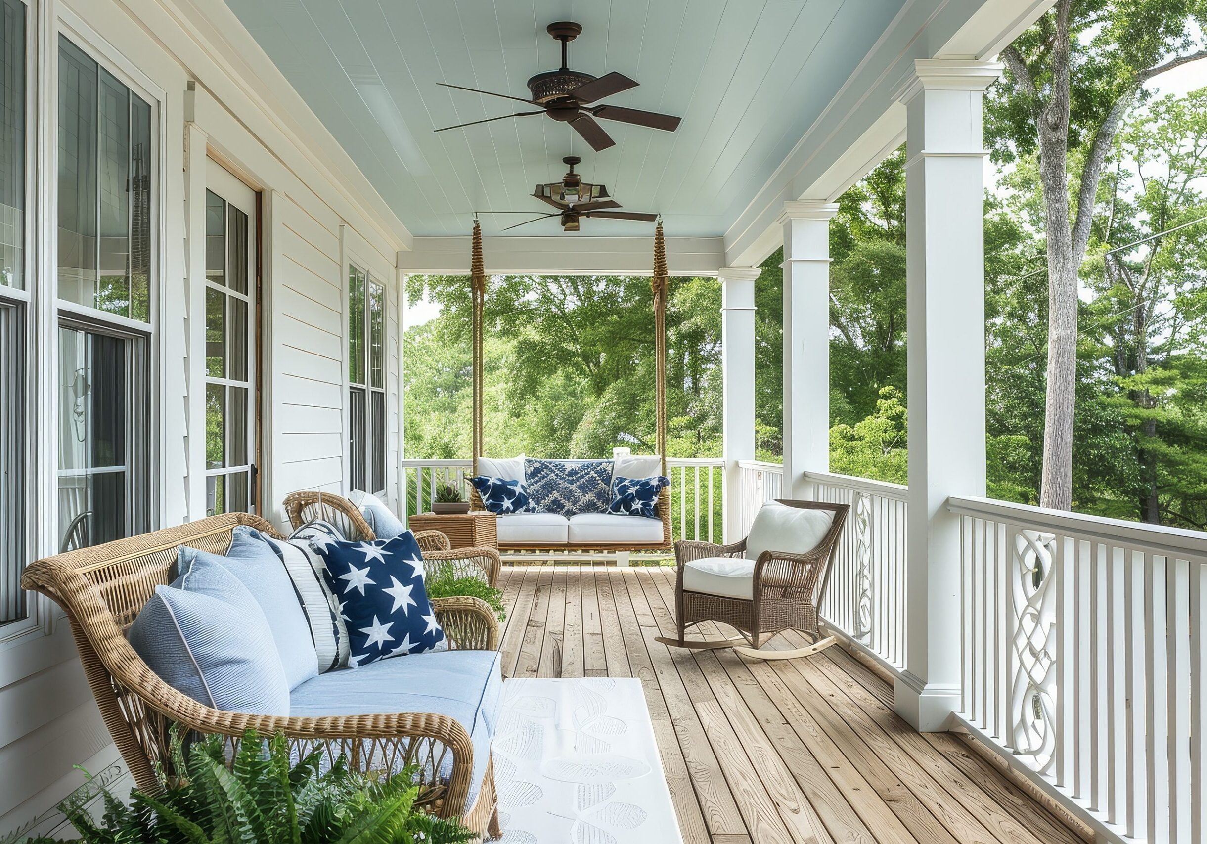 porch-ceiling-paint-colors blue ceiling on porch