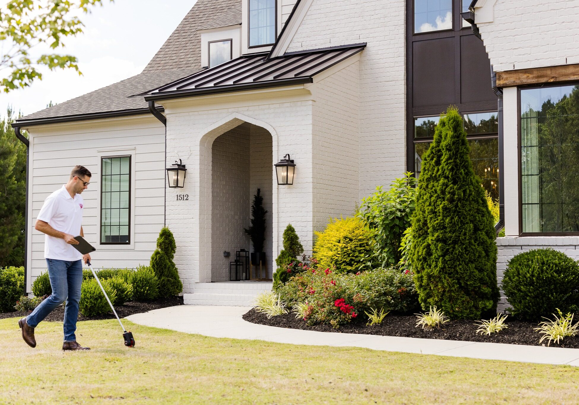 raleigh exterior brick house